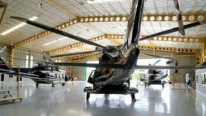 อาคาร HANGAR (ศูนย์ซ่อม เฮลิคอปเตอร์ )